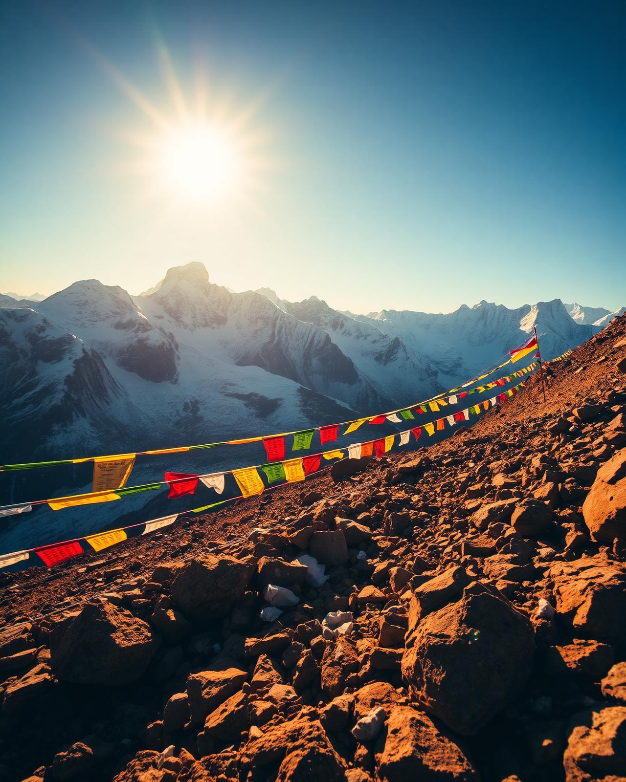 Everest, at first light.